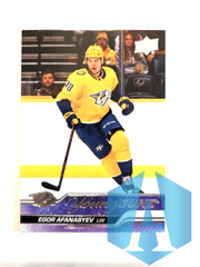2023-24 Upper Deck Series 1 Young Guns Egor Afanasyev #226 Nashville Predators